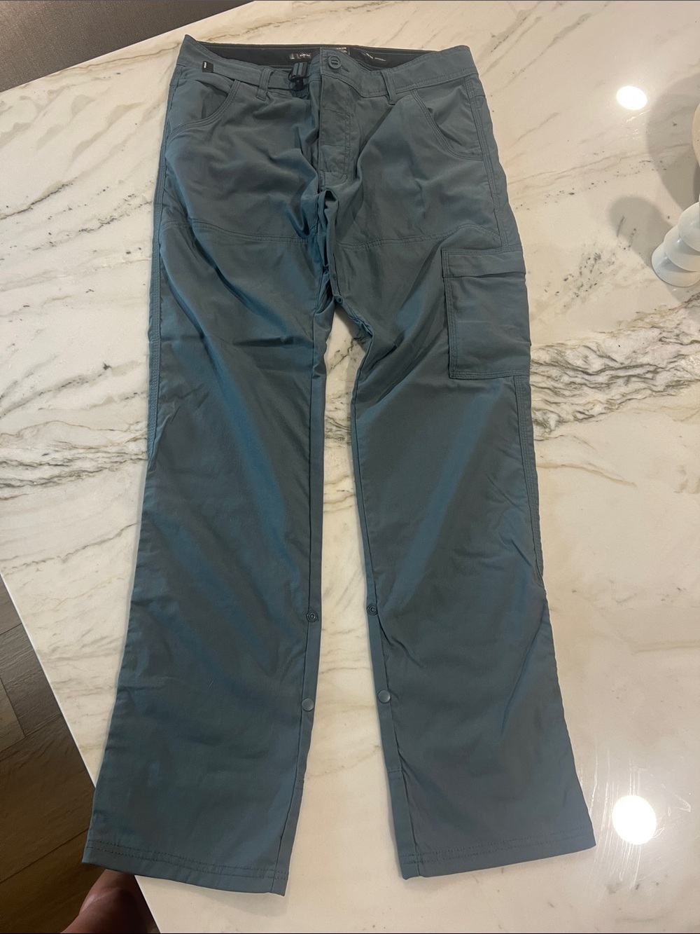 Prana Men's Cargo Pants in Slate Teal